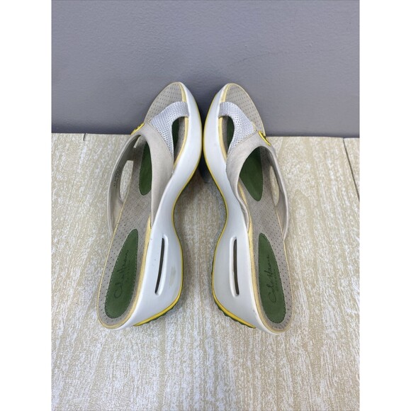 Cole Haan Air Soles Womens Size 8 Air Hampden Slide D19354 Leather Comfort Wedge - Picture 7 of 13